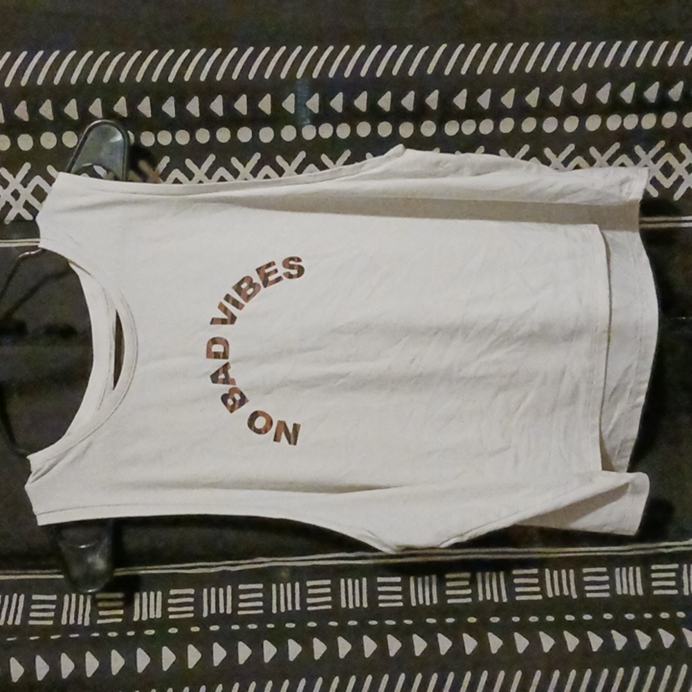 Victoria’s Secret PINK "NO BAD VIBES" Tank Top